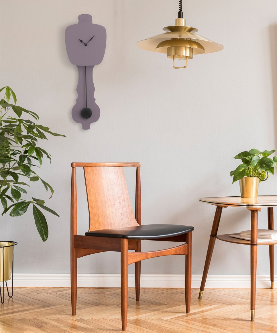 Kies zelf je Wand Kloq - Lavendel Grijs