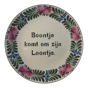 Boontje komt om zijn loontje